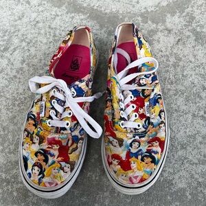 Vans Multicolor Princess Sneakers kids size 4